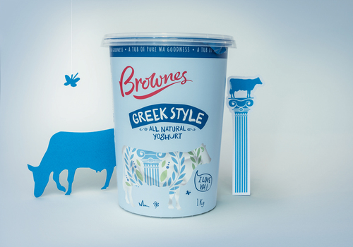 BROWNES天然酸奶包裝設計水果牛篇-上海包裝設計公司設計賞析5