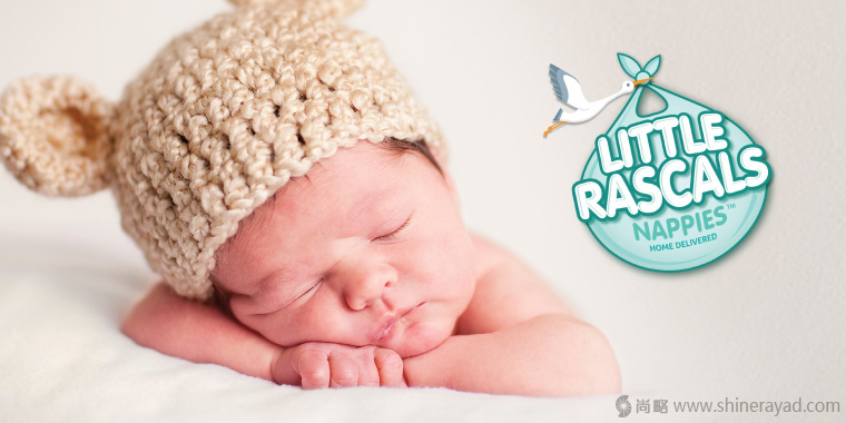 上海LOGO設計公司-LITTLE RASCALS 嬰兒尿布品牌LOGO設計1