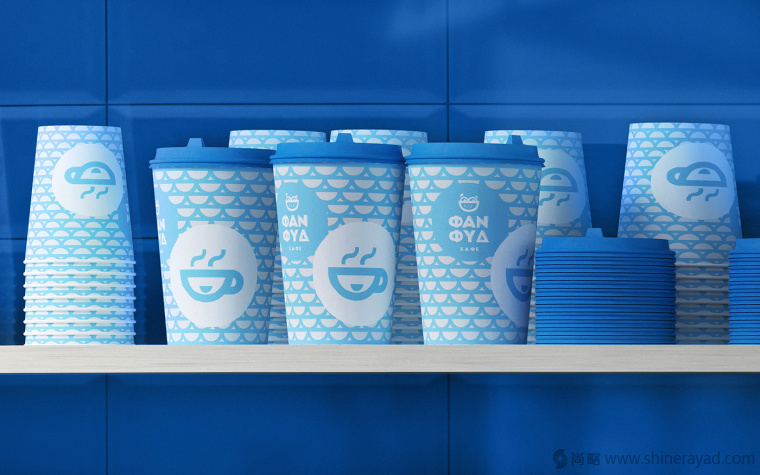 上海VI設計公司設計欣賞-ФАN ФYD Cafe 咖啡漢堡餐廳餐飲VI設計16