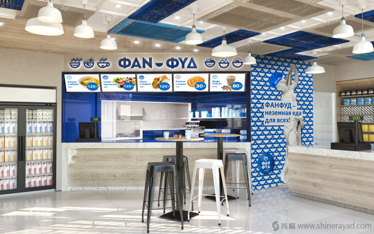 上海VI設計公司設計欣賞-ФАN ФYD Cafe 咖啡漢堡餐廳餐飲VI設計餐飲SI設計20