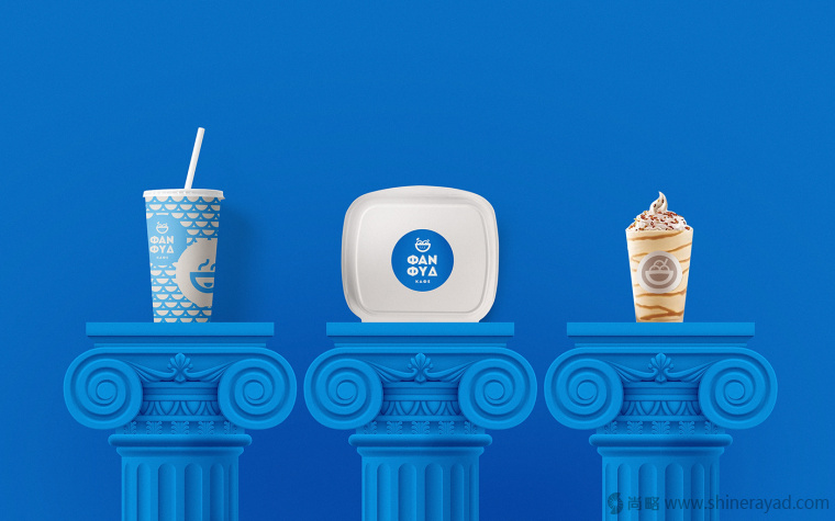 上海VI設計公司設計欣賞-ФАN ФYD Cafe 咖啡漢堡餐廳餐飲VI設計10