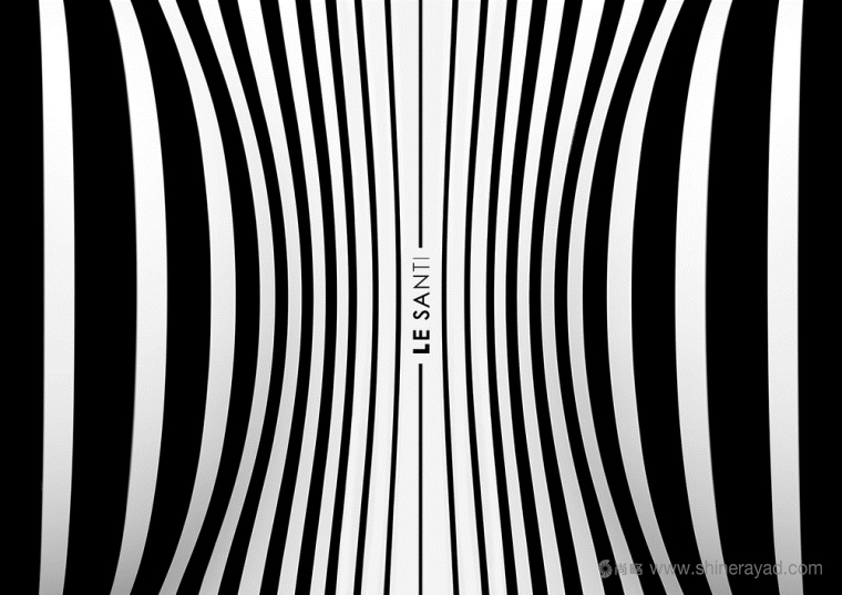 LE SANTI 幾何線條風美體塑身減肥產品包裝設計-上海包裝設計公司設計欣賞2