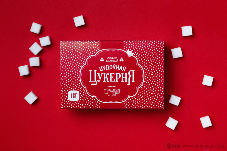上海包裝設(shè)計公司設(shè)計欣賞點評：紅色裝 TSUKERNYA 咖啡方糖砂糖包裝設(shè)計7