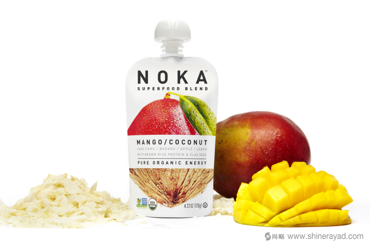 上海包裝設計公司設計欣賞：NOKA 蔬菜水果混合果泥包裝設計2