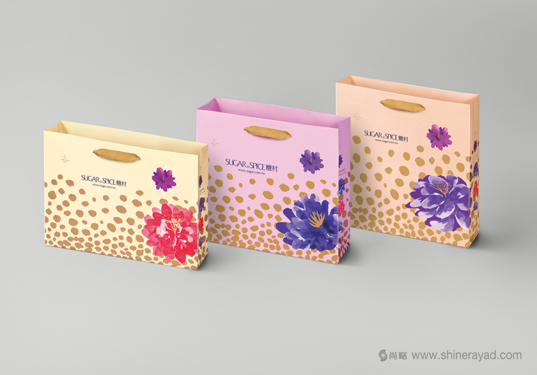 糖村牛扎糖糖果新年禮盒包裝設計牡丹花篇-上海包裝設計公司11