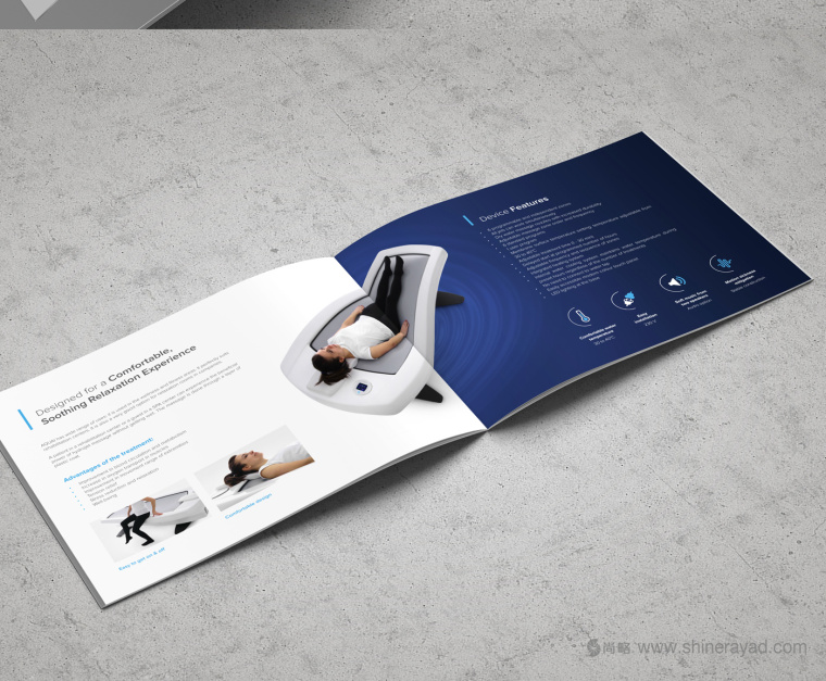 上海畫冊設計公司 AQUA 水療按摩醫療器械宣傳畫冊設計欣賞3