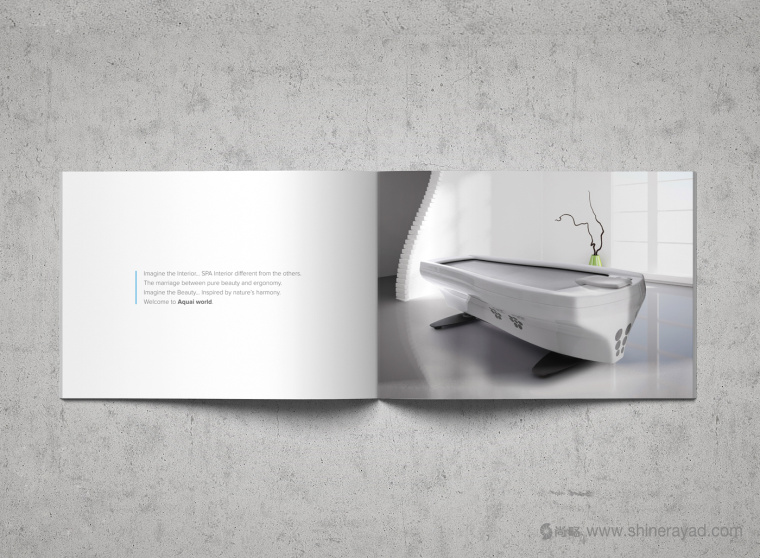 上海畫冊設計公司 AQUA 水療按摩醫療器械宣傳畫冊設計欣賞5