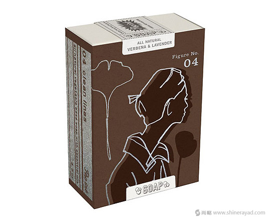 上海包裝設(shè)計公司設(shè)計欣賞：簡潔線條人物肥皂包裝設(shè)計5
