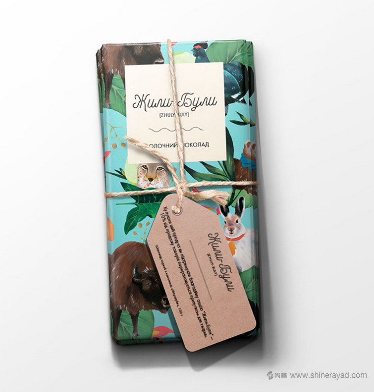 上海包裝設計公司分享 Zhuli-Buli 巧克力包裝設計/動物花卉插畫設計3