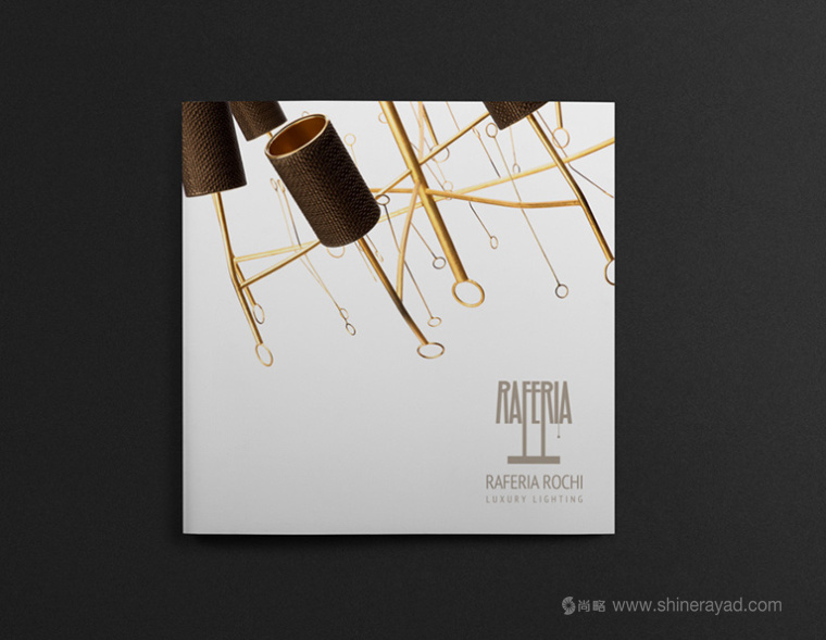 上海畫冊設計公司欣賞 Raferia Rochi 照明燈具及相關家具宣傳畫冊設計2