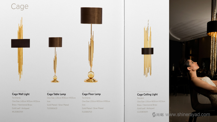 上海畫冊設計公司欣賞 Raferia Rochi 照明燈具及相關家具宣傳畫冊設計9