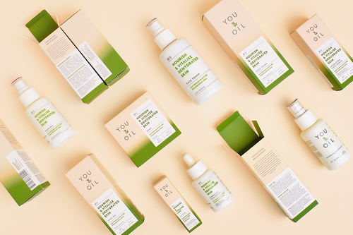 漸變色 YOU & OIL 純天然化妝品護膚品包裝設計-上海包裝設計公司設計鑒賞8