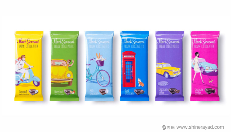 上海包裝設計公司設計欣賞：Mark Sevouni 巧克力包裝設計“城市篇”2