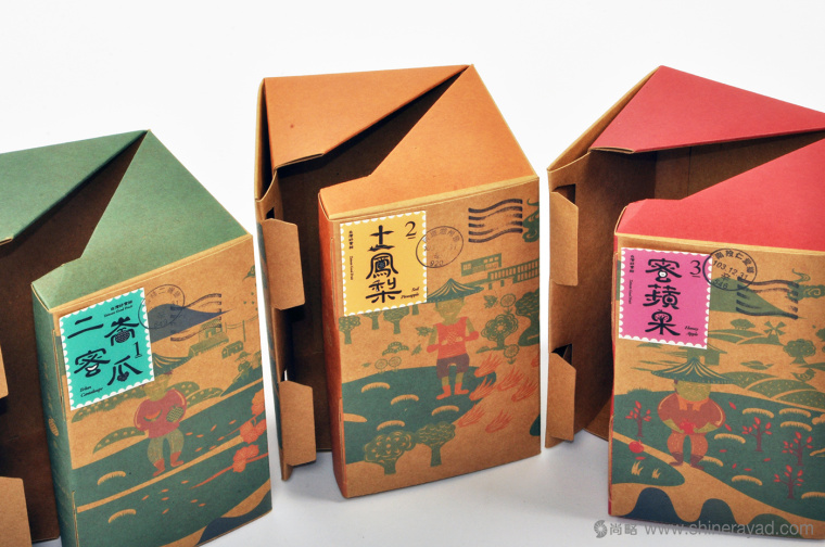 臺灣地方特色糕點包裝設計-上海食品包裝設計公司10