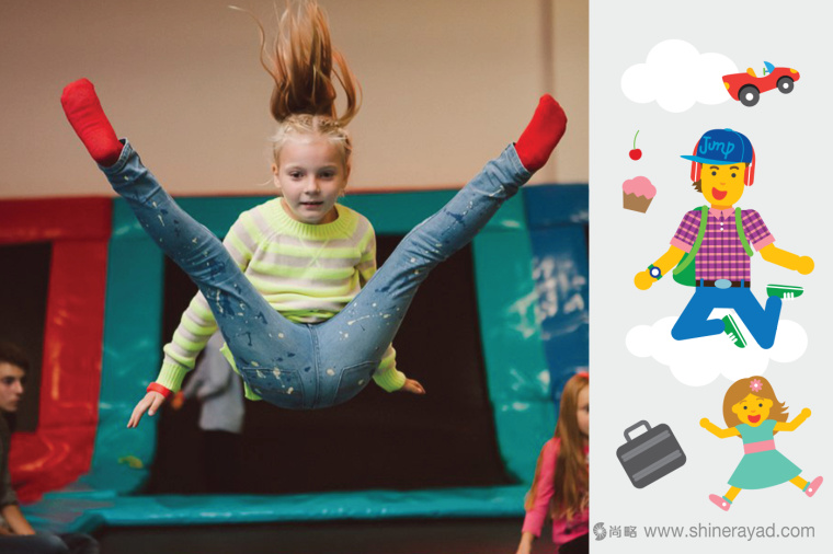 上海品牌形象設(shè)計公司-Jump Park 兒童樂園幼兒園品牌VI視覺識別形象設(shè)計9