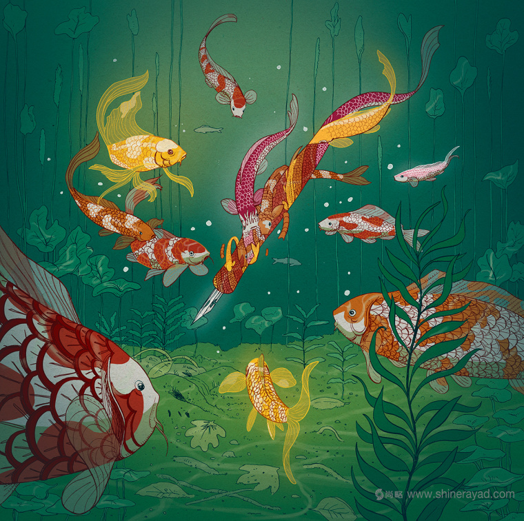 日本旅行故事插畫設計欣賞-上海品牌形象設計公司2