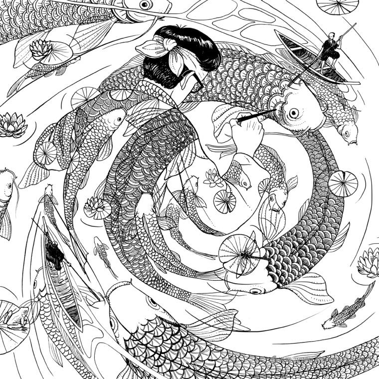 日本旅行故事插畫設計欣賞-上海品牌形象設計公司8