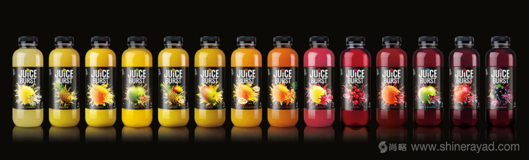 水果爆炸創意JUICEBURST 果汁包裝設計-上海飲料包裝設計公司2