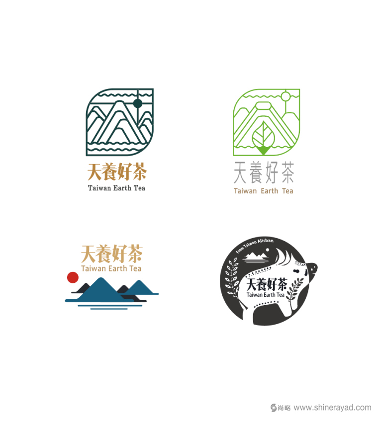 上海包裝設計公司設計欣賞：天養好茶茶葉商標設計