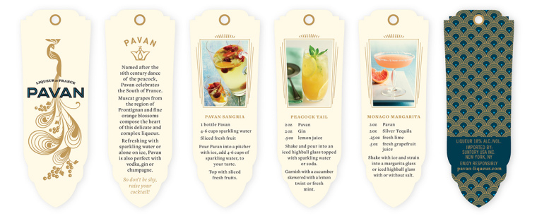 上海包裝設計公司設計欣賞：Pavan高端白酒雞尾酒玻璃瓶型設計與包裝設計4