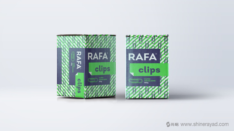 色條風格 RAFA 辦公用品包裝設計-上海包裝設計公司設計欣賞4