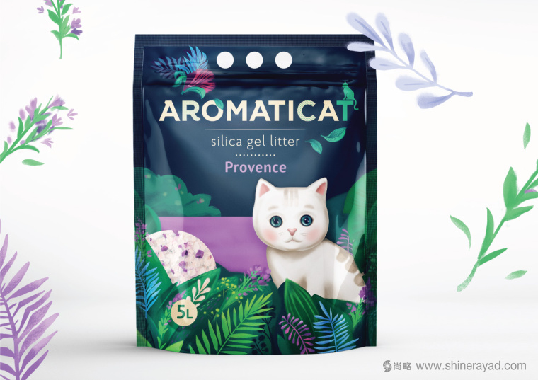 上海包裝設計公司設計欣賞AROMATICAT寵物貓貓砂包裝設計貓咪插畫設計8 上海包裝設計公司設計欣賞AROMATICAT寵物貓貓砂包裝設計貓咪插畫設計8