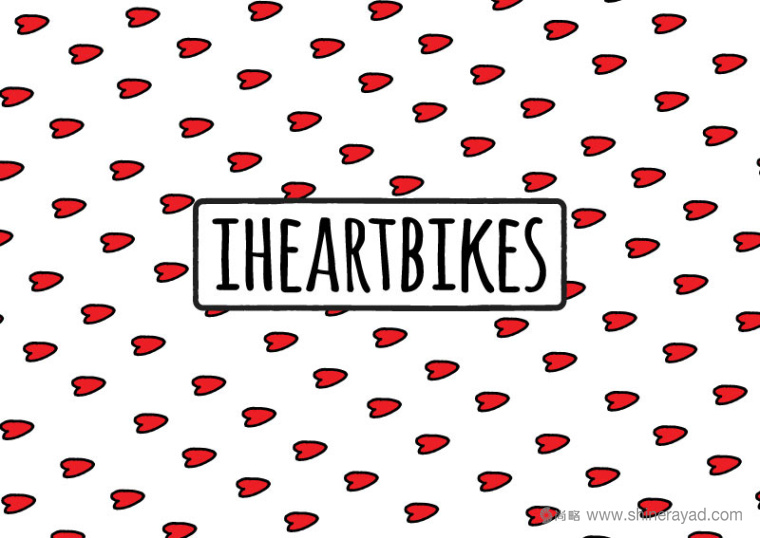 IHEARTBIKES 自行車租賃公司品牌VI形象設計-上海VI設計-上海品牌形象設計公司1