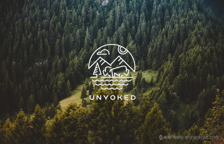 Unyoked 旅游度假村地產(chǎn)項(xiàng)目LOGO設(shè)計(jì)-上海LOGO設(shè)計(jì)公司1