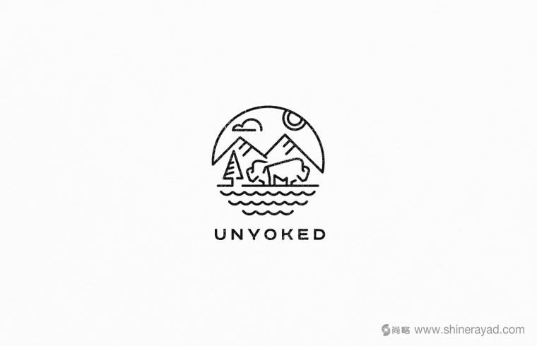 Unyoked 旅游度假村地產項目LOGO設計-上海LOGO設計公司3
