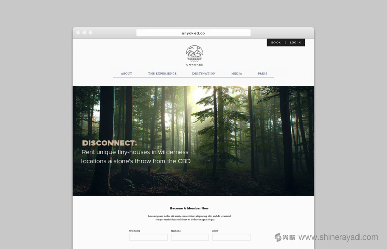 Unyoked 旅游度假村地產項目LOGO設計-網站設計-上海LOGO設計公司8