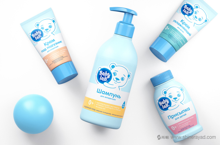 泰迪熊風(fēng)格 Brandiziac 嬰兒護理護膚產(chǎn)品包裝設(shè)計-上海包裝設(shè)計公司3