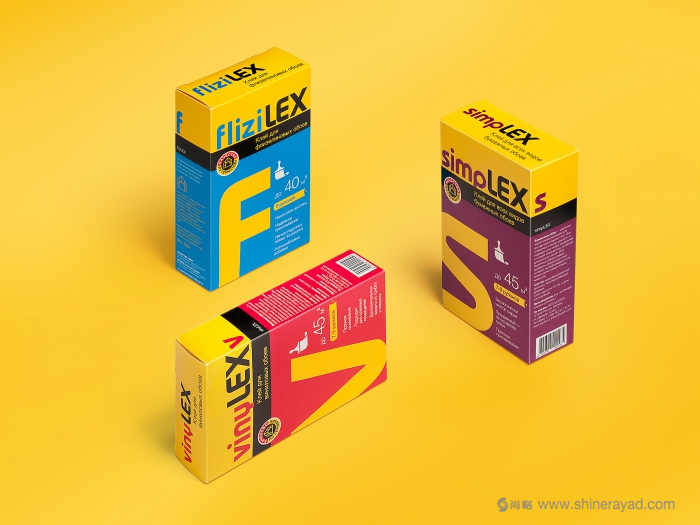 上海工業品包裝設計公司：BOSTIK公司粘合劑密封劑與無紡布壁紙包裝設計3