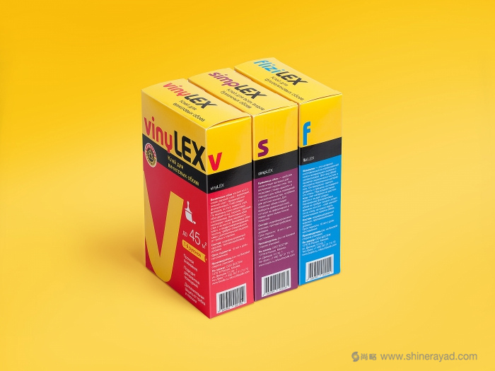 上海工業品包裝設計公司：BOSTIK公司粘合劑密封劑與無紡布壁紙包裝設計5