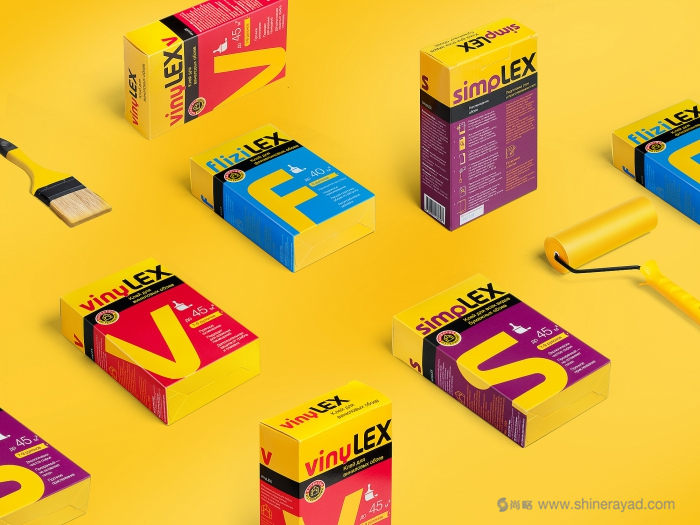 上海工業品包裝設計公司：BOSTIK公司粘合劑密封劑與無紡布壁紙包裝設計7