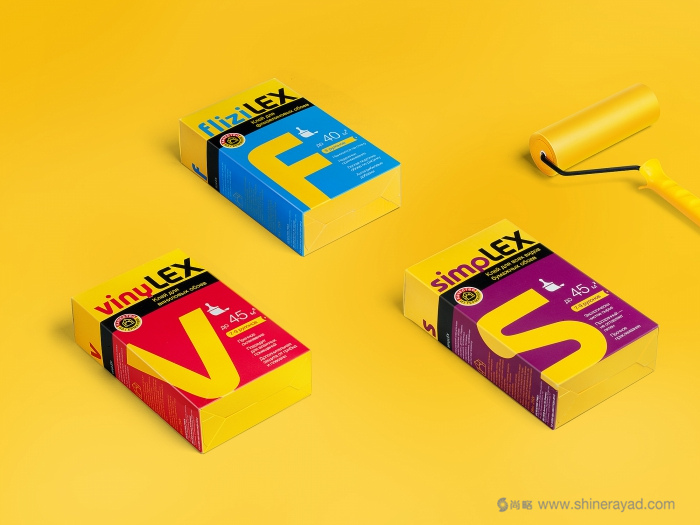 上海工業品包裝設計公司：BOSTIK公司粘合劑密封劑與無紡布壁紙包裝設計4