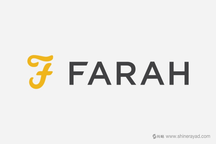 法國 Farah 男裝品牌logo設計-上海服裝logo設計公司1