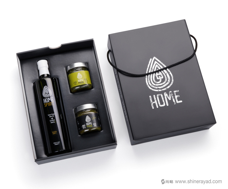 Home 純天然壓榨橄欖油l禮盒包裝設計-上海包裝設計公司10