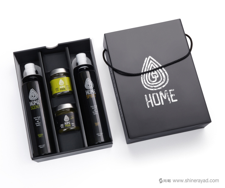Home 純天然壓榨橄欖油logo設計包裝設計禮盒包裝設計11