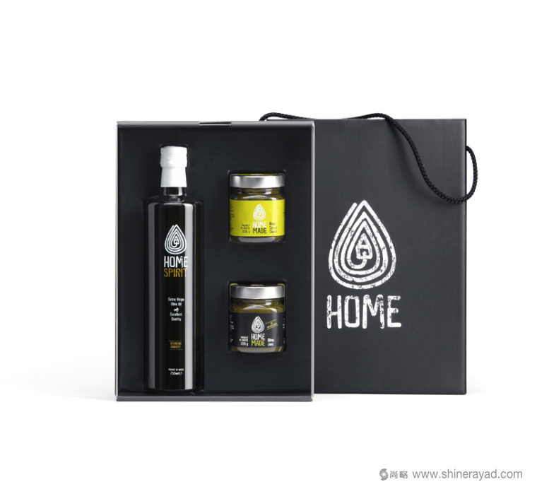 Home 純天然壓榨橄欖油logo設計包裝設計禮盒包裝設計13
