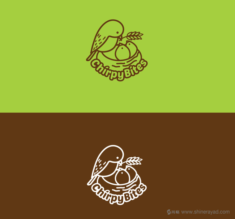 ChirpyBites 兒童平衡營養餐品牌鳥巢logo設計與品牌VI形象設計3