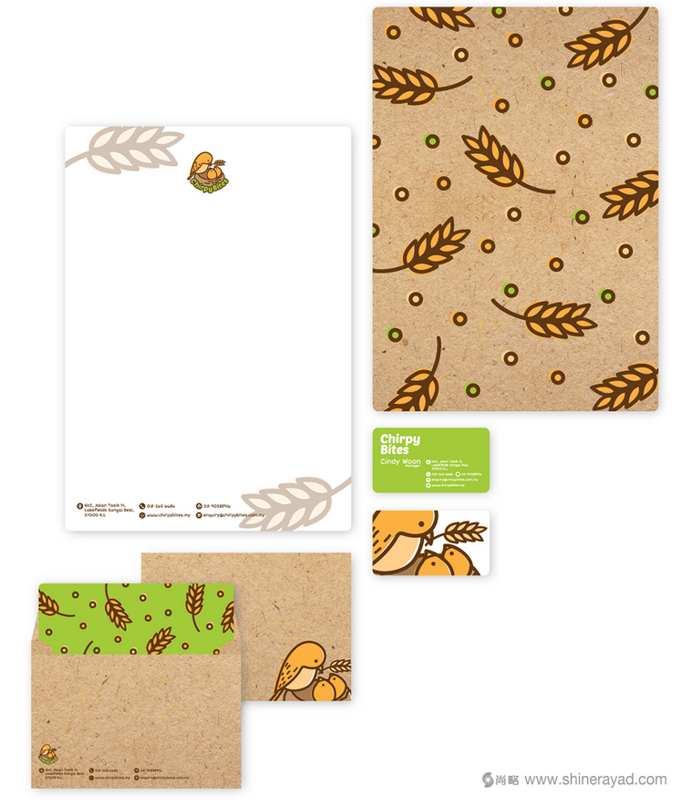 ChirpyBites 兒童平衡營養餐品牌鳥巢logo設計與品牌VI形象設計5