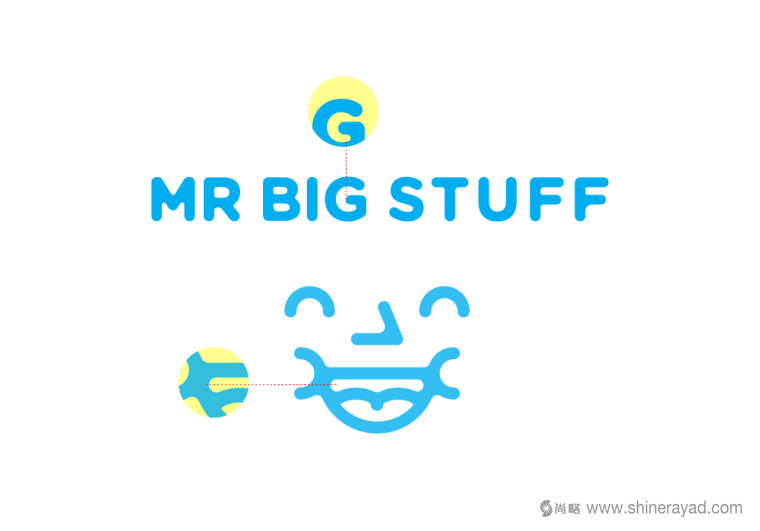 Mr Big Stuff美式漢堡快餐餐廳logo設計-上海餐飲logo設計公司3