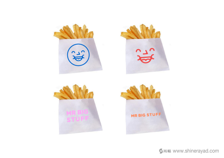 Mr Big Stuff美式漢堡快餐餐廳logo設計-上海餐飲logo設計公司7