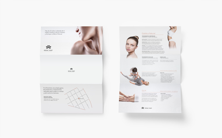 Rosa Tarí 女子美容美體養生保健按摩會所品牌VI形象設計-宣傳單設計-上海品牌VI設計公司9