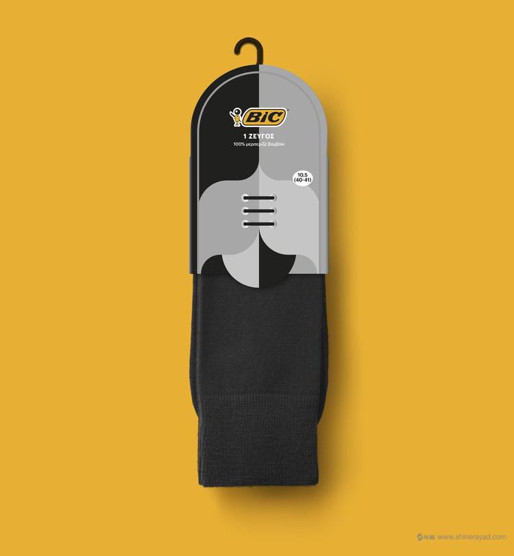 BIC品牌有創意的襪子包裝設計-上海包裝設計公司設計欣賞3