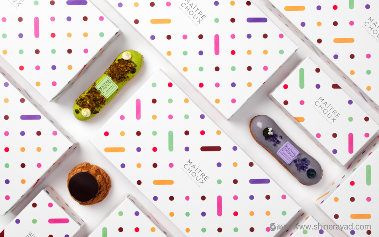 貝耶泡芙糕點品牌形象設計包裝設計-上海餐飲烘培面包品牌設計公司-3