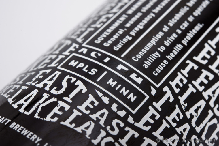 EASTLAKE 黑白工人插畫啤酒包裝設計-尚略上海包裝設計公司設計收藏5