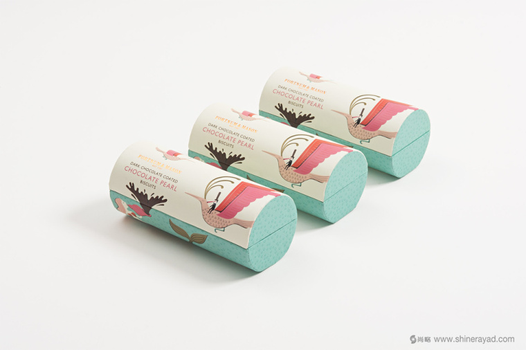 FORTNUM & MASON 巧克力包裝設計插畫設計-上海包裝設計公司食品設計鑒賞3
