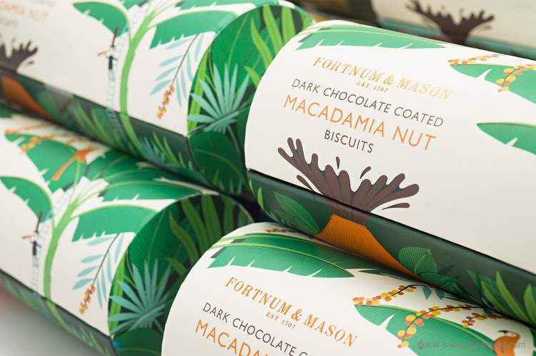 FORTNUM & MASON 巧克力包裝設計插畫設計-上海包裝設計公司食品設計鑒賞6