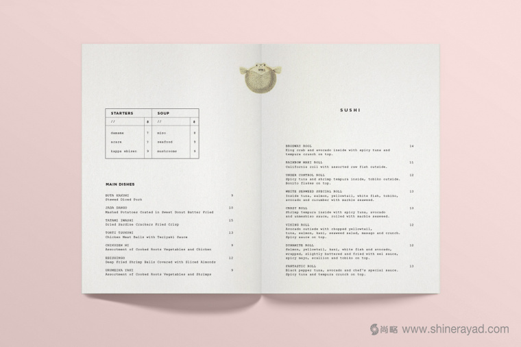 Tokidoki 日式海鮮時尚創意餐廳餐飲logo設計VI設計-上海logo設計公司5